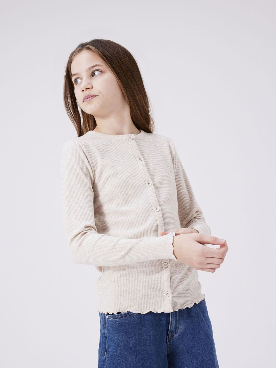 LANGE MOUWEN GEBREID VEST