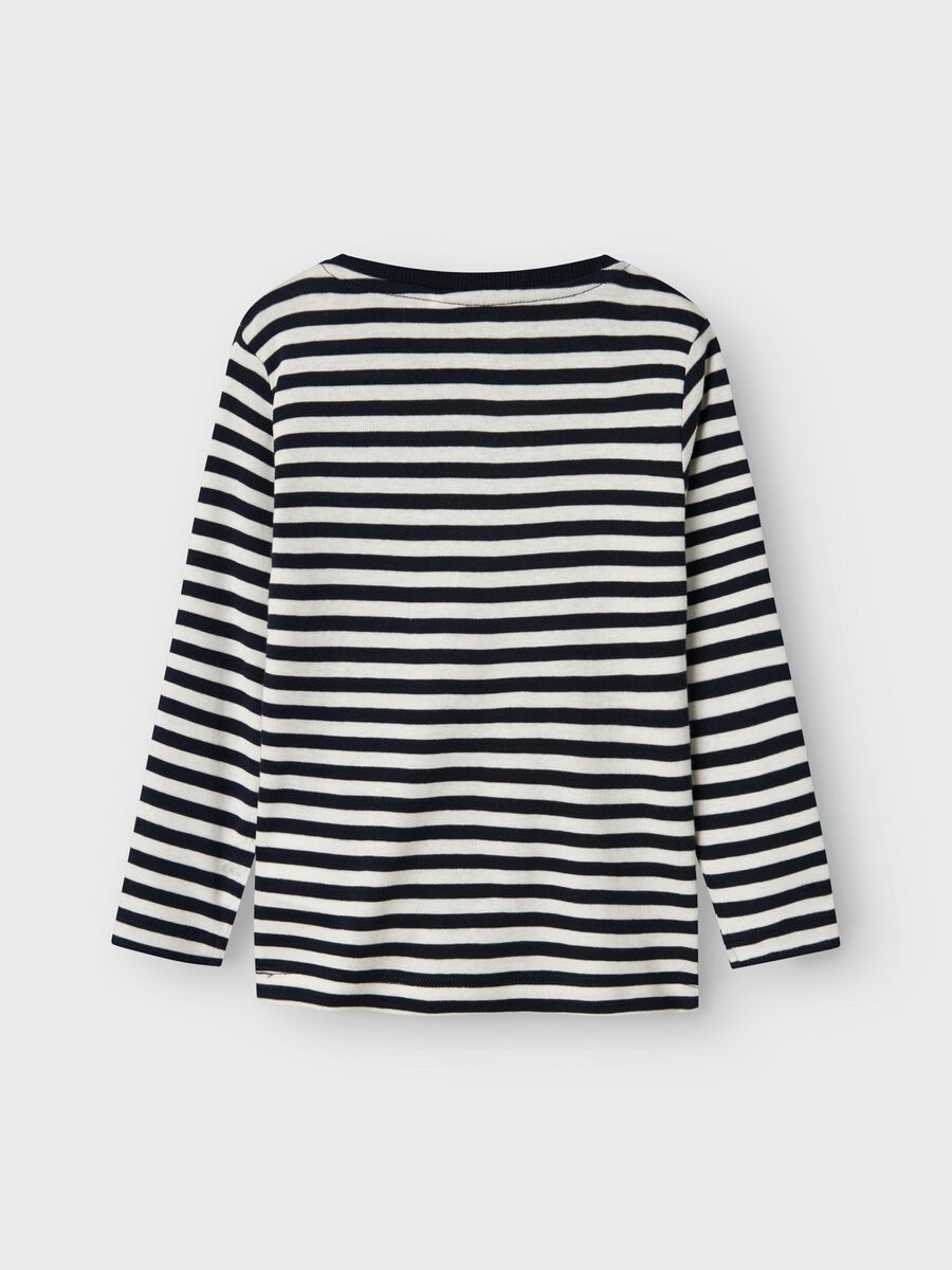 SLIM FIT TOP MET LANGE MOUWEN