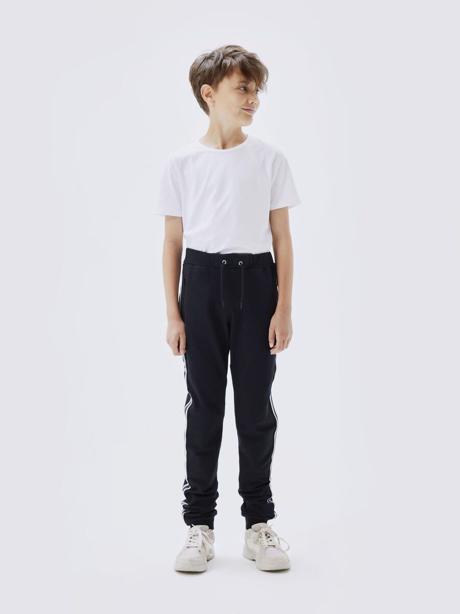 ZIJSTREEP SWEATBROEK