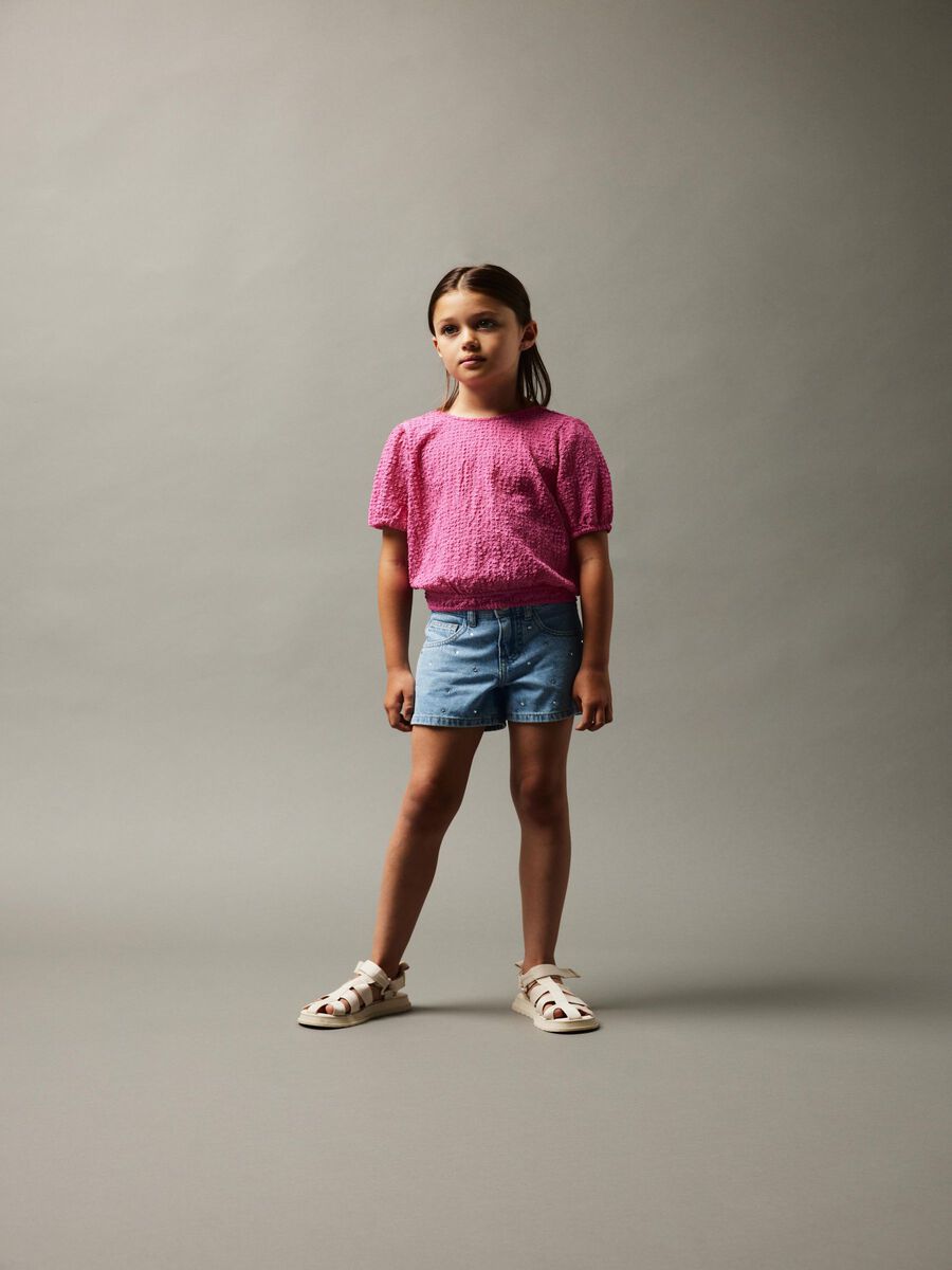 REGULAR FIT DENIM SHORT