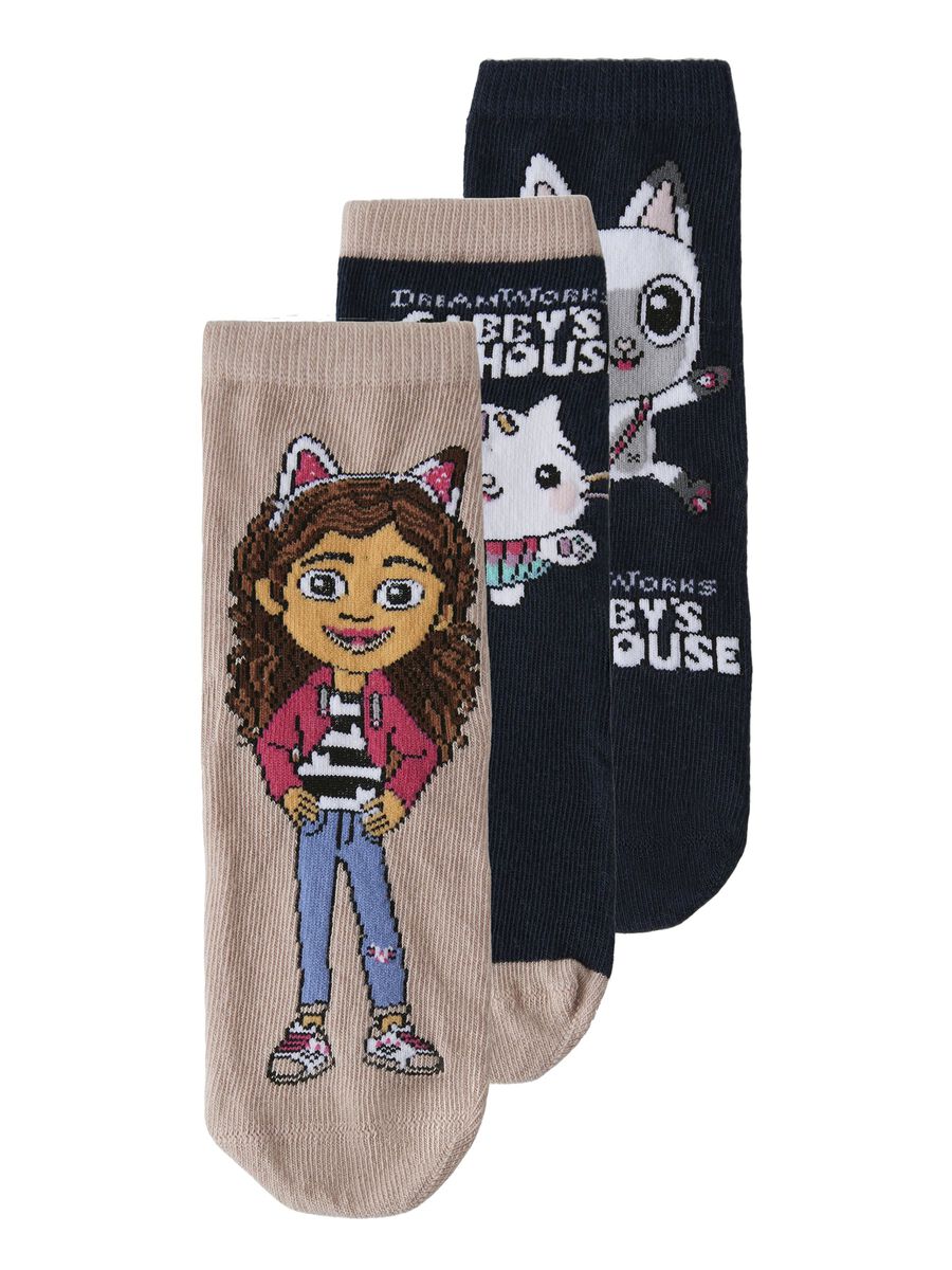 3-PACK GABBY'S POPPENHUIS SOKKEN