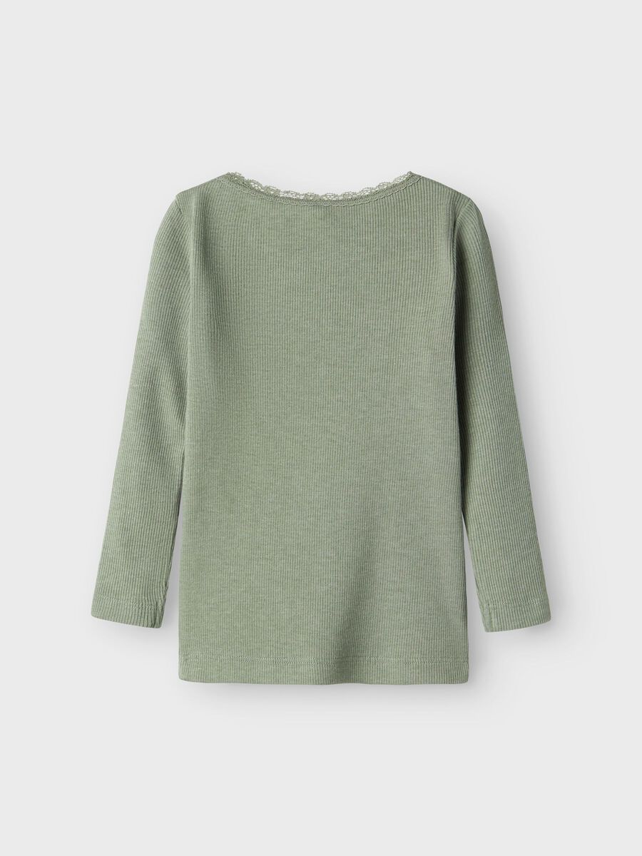 BASIC TOP MET LANGE MOUWEN