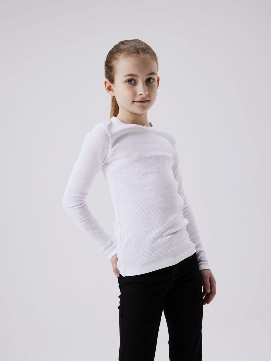 REGULAR FIT TOP MET LANGE MOUWEN