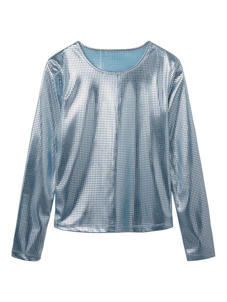 SHINY TOP MET LANGE MOUWEN