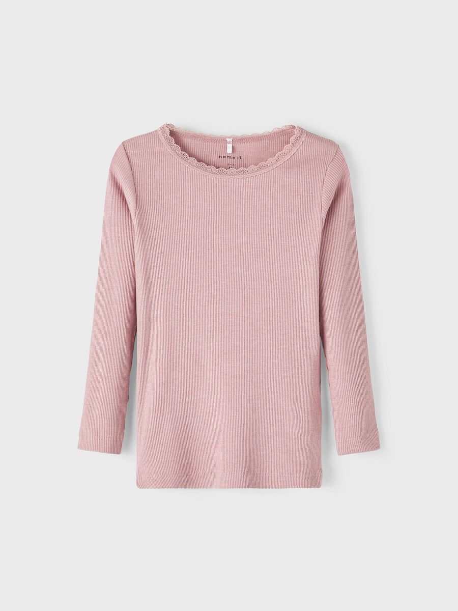 BASIC TOP MET LANGE MOUWEN