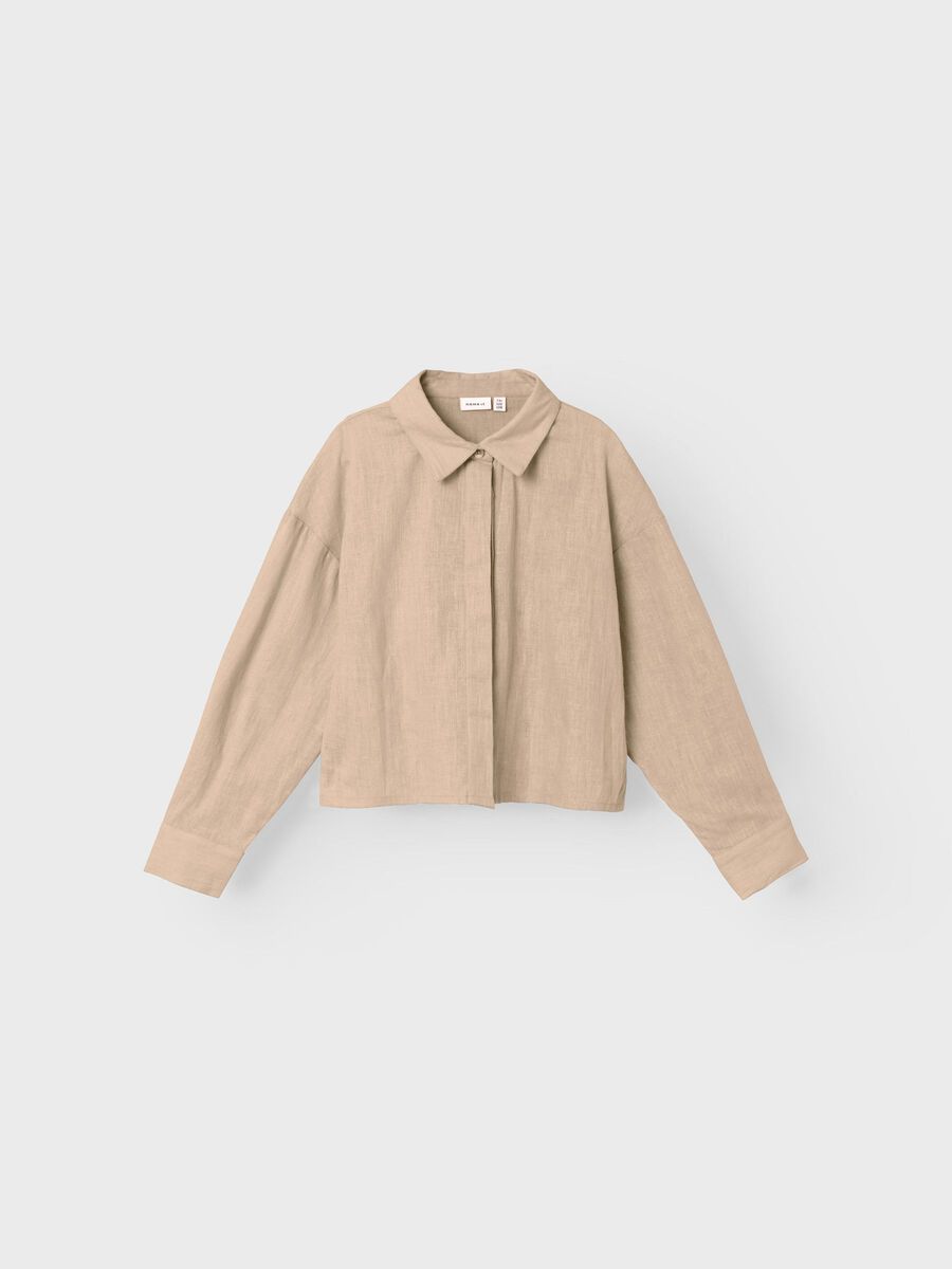 LANGE MOUWEN OVERHEMD