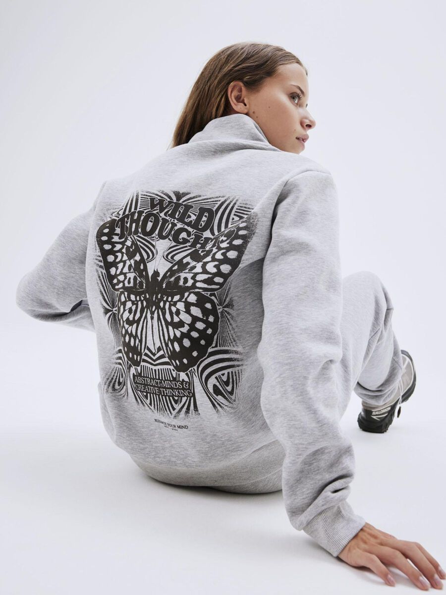 HALVE RITS SWEATSHIRT