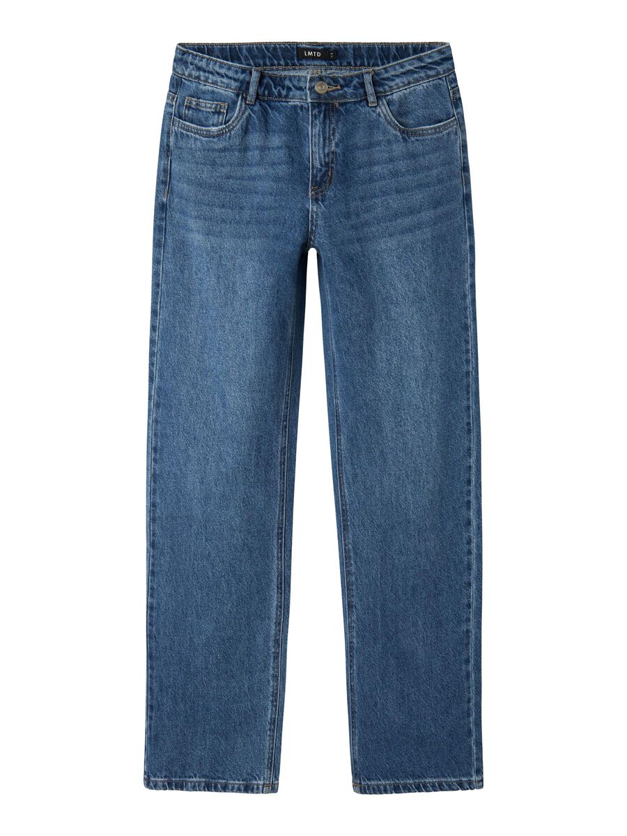 STRAIGHT LEG LOW WAIST JEANS