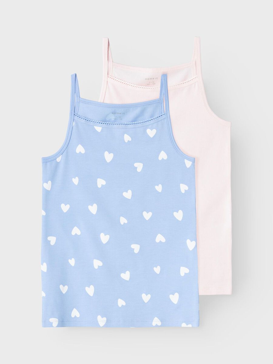 HARTJESPRINT TOP MET BANDJES