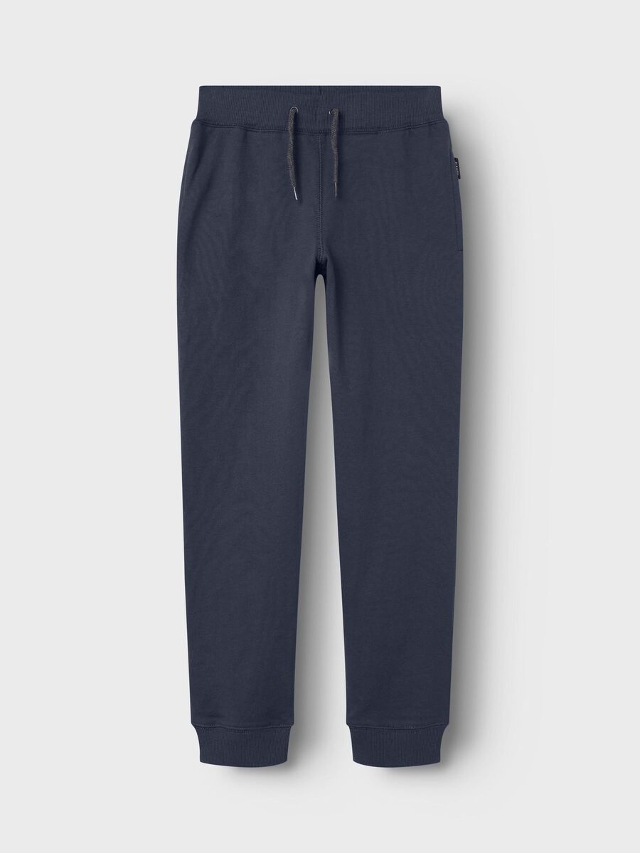 EFFEN GEKLEURDE SWEATBROEK