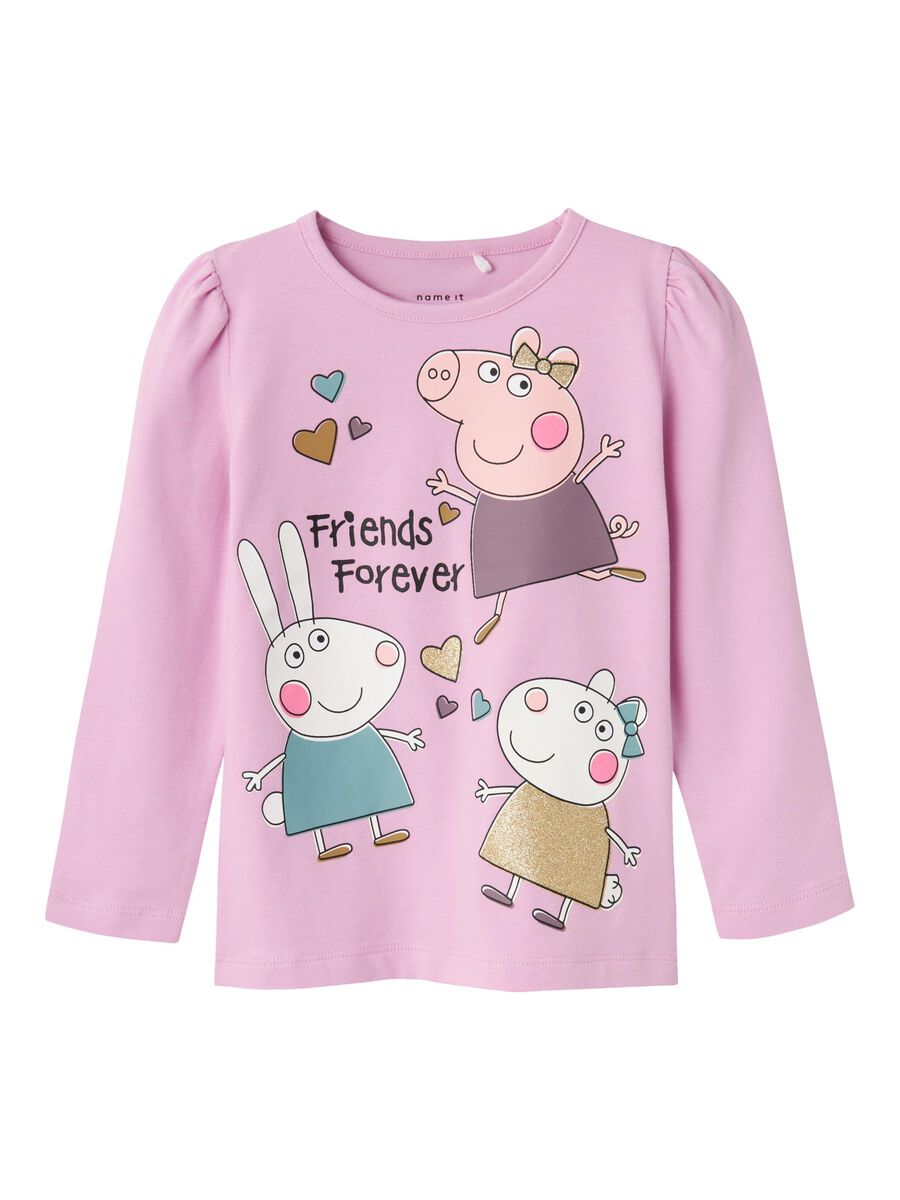 PEPPA PIG TOP MET LANGE MOUWEN