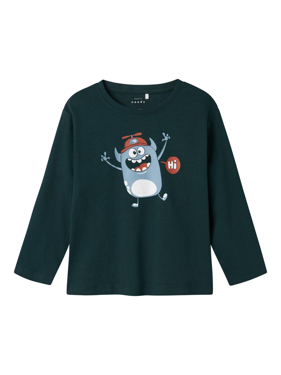 LOOSE FIT TOP MET LANGE MOUWEN