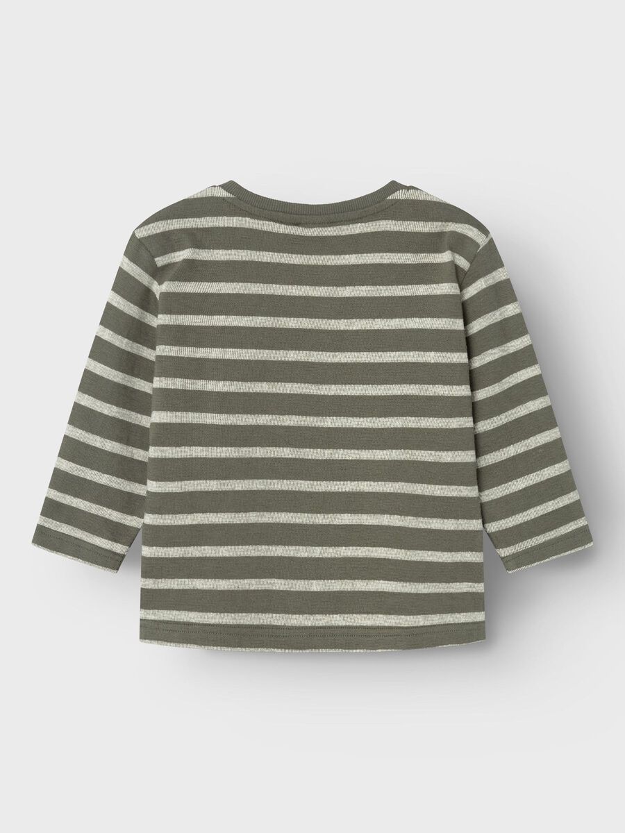 BIOLOGISCH KATOEN TOP MET LANGE MOUWEN