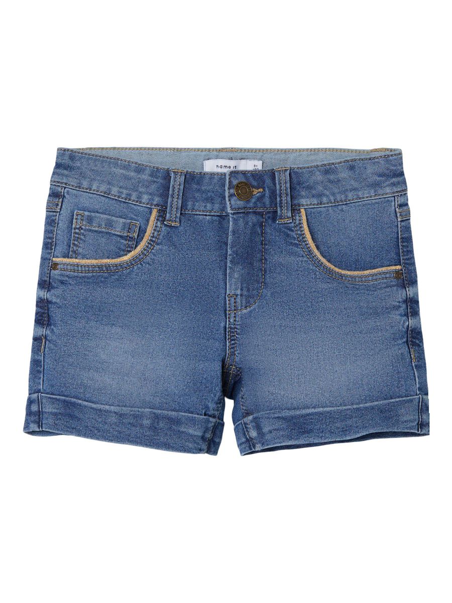 REGULAR FIT DENIM SHORT