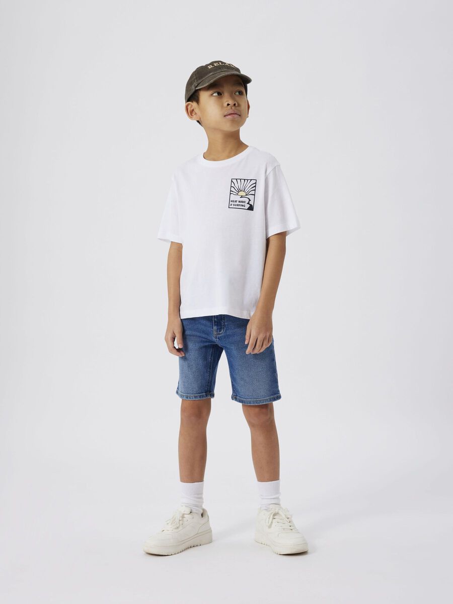 REGULAR FIT DENIM SHORT