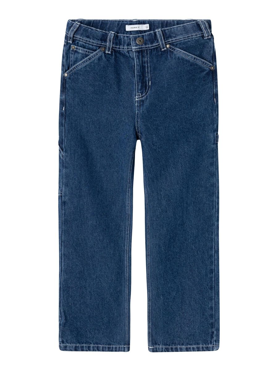 STRAIGHT LEG CARGO JEANS
