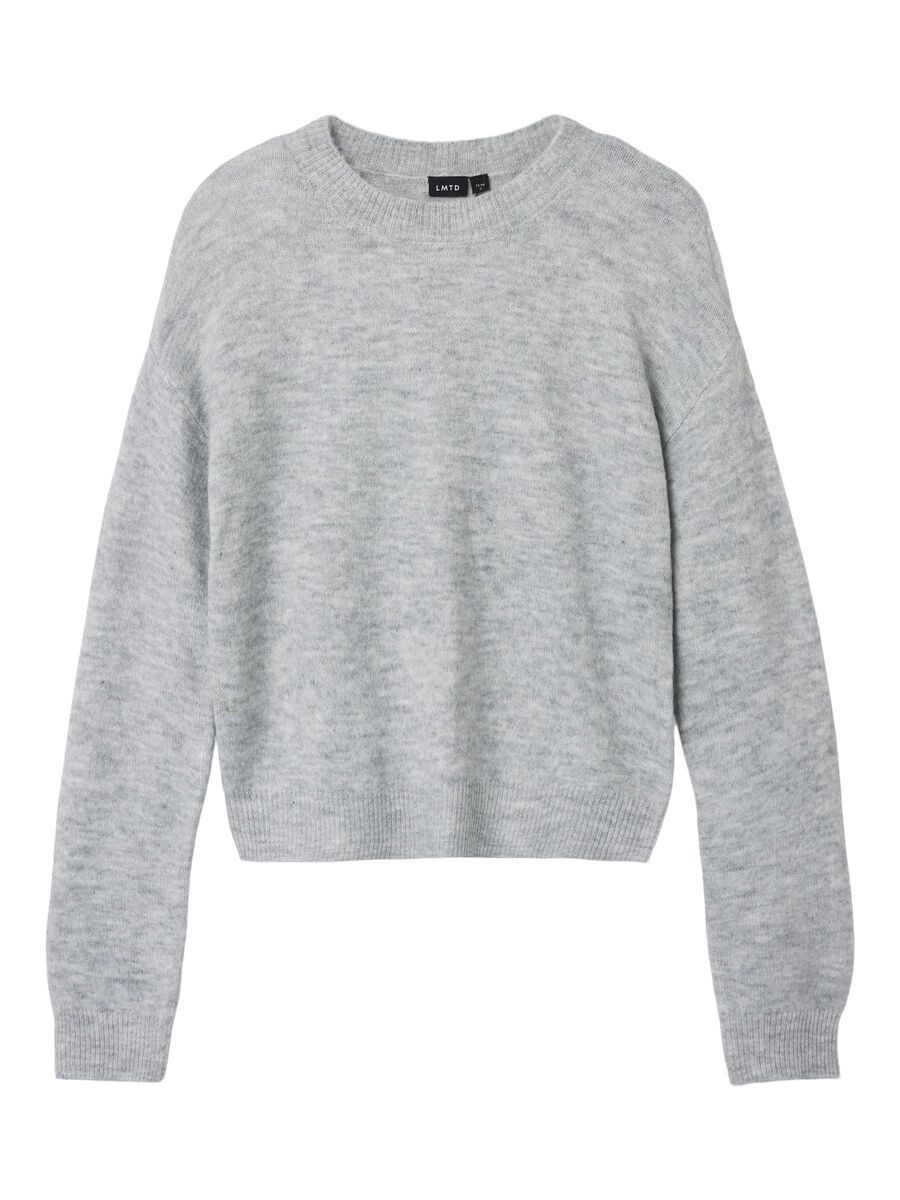 LANGE MOUWEN GEBREIDE TRUI