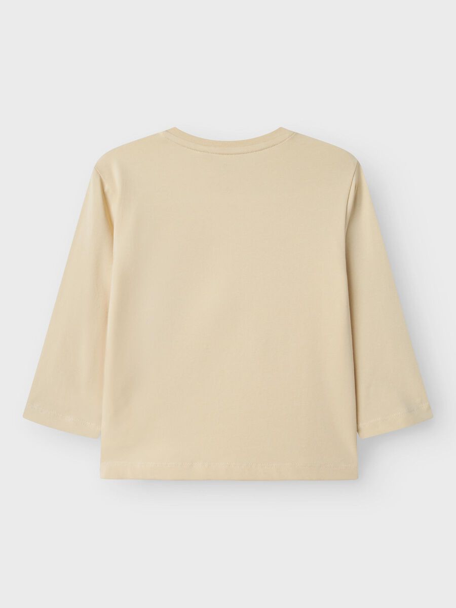 REGULAR FIT TOP MET LANGE MOUWEN