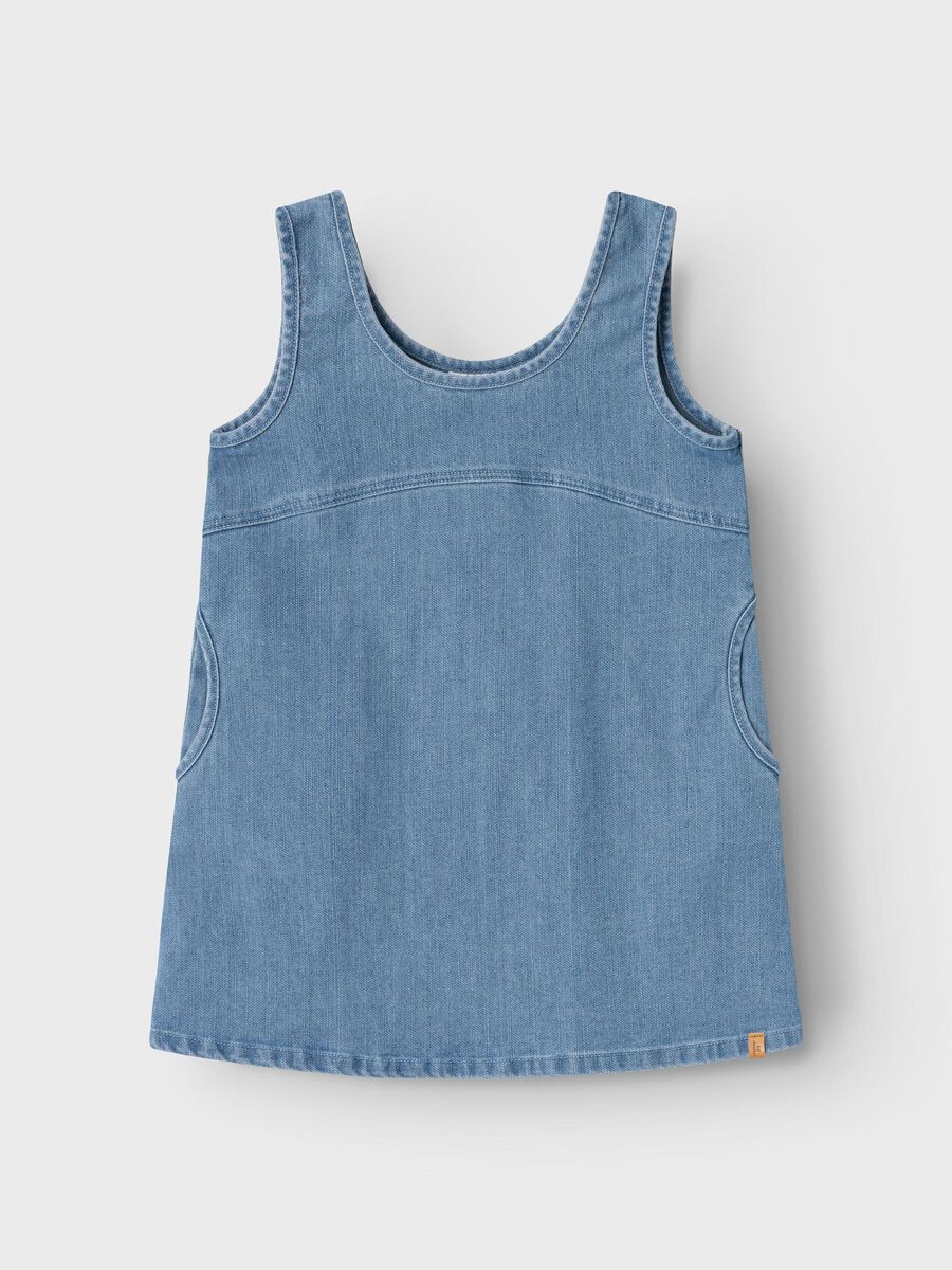 DENIM SLIP-OVER JURK