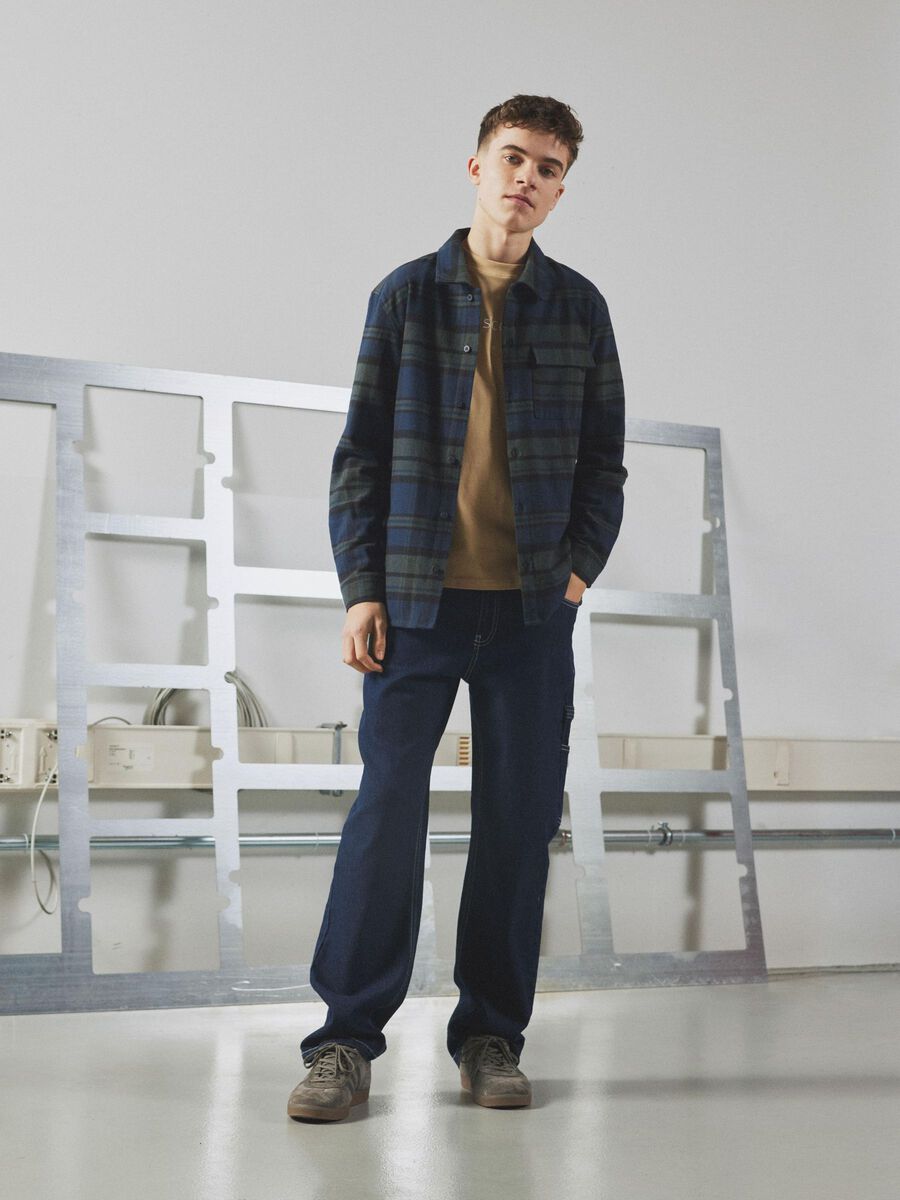 STRAIGHT LEG WORKER JEANS