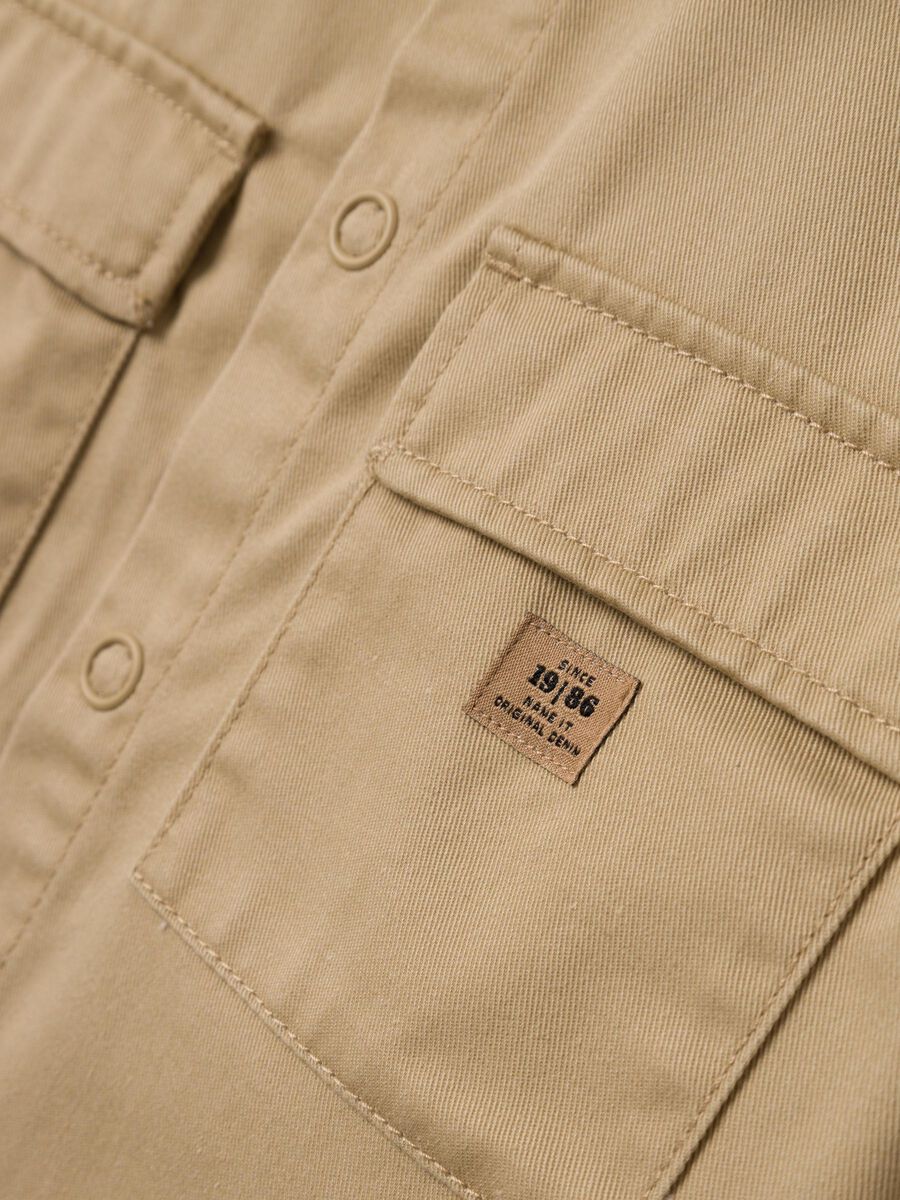 OVERSIZED TWILL OVERHEMD