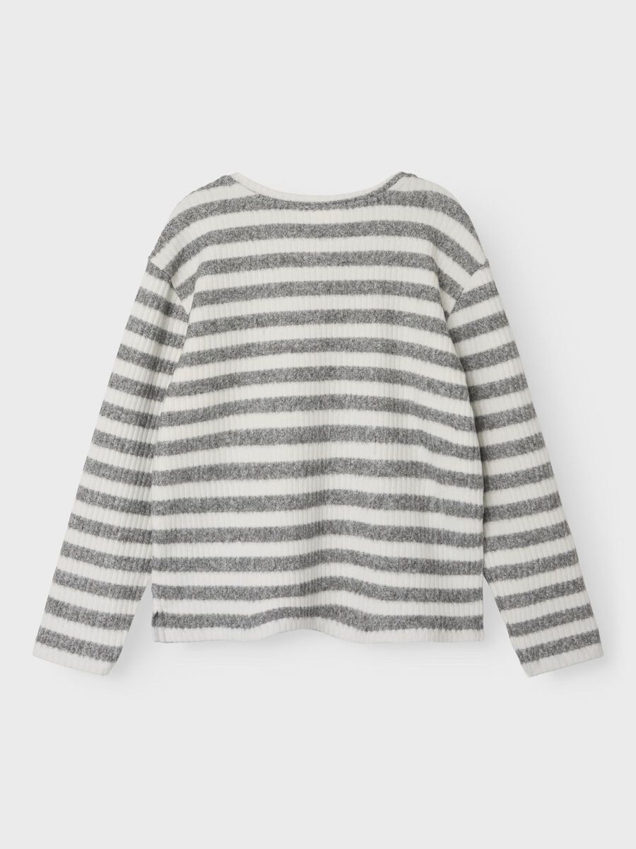 REGULAR FIT TOP MET LANGE MOUWEN