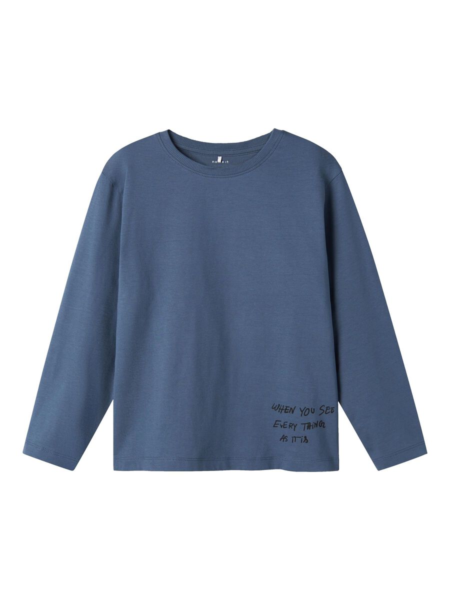 BIOLOGISCH KATOEN TOP MET LANGE MOUWEN