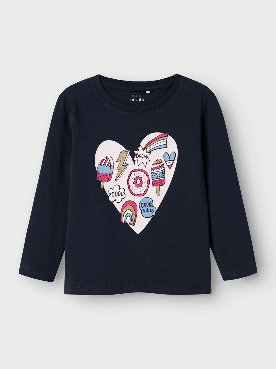 PRINT TOP MET LANGE MOUWEN