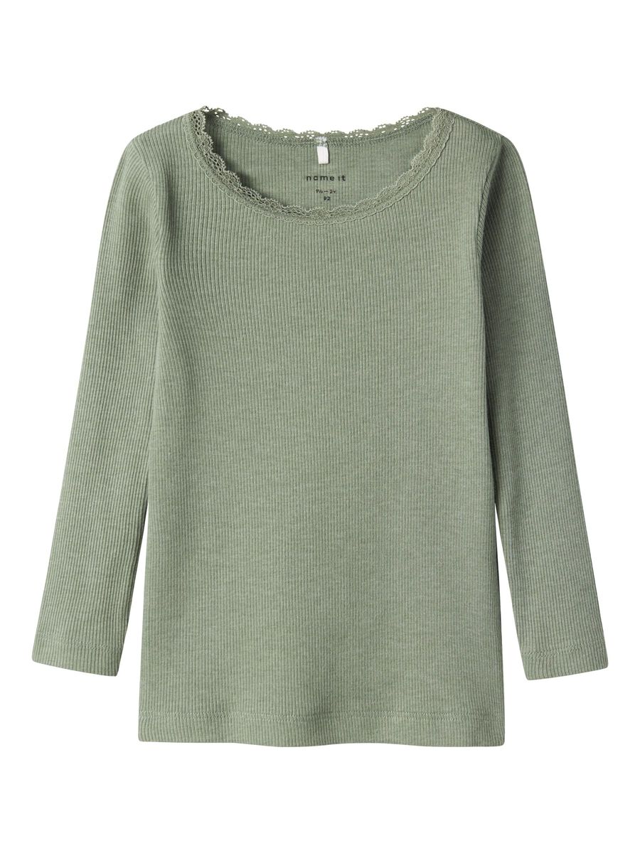 BASIC TOP MET LANGE MOUWEN