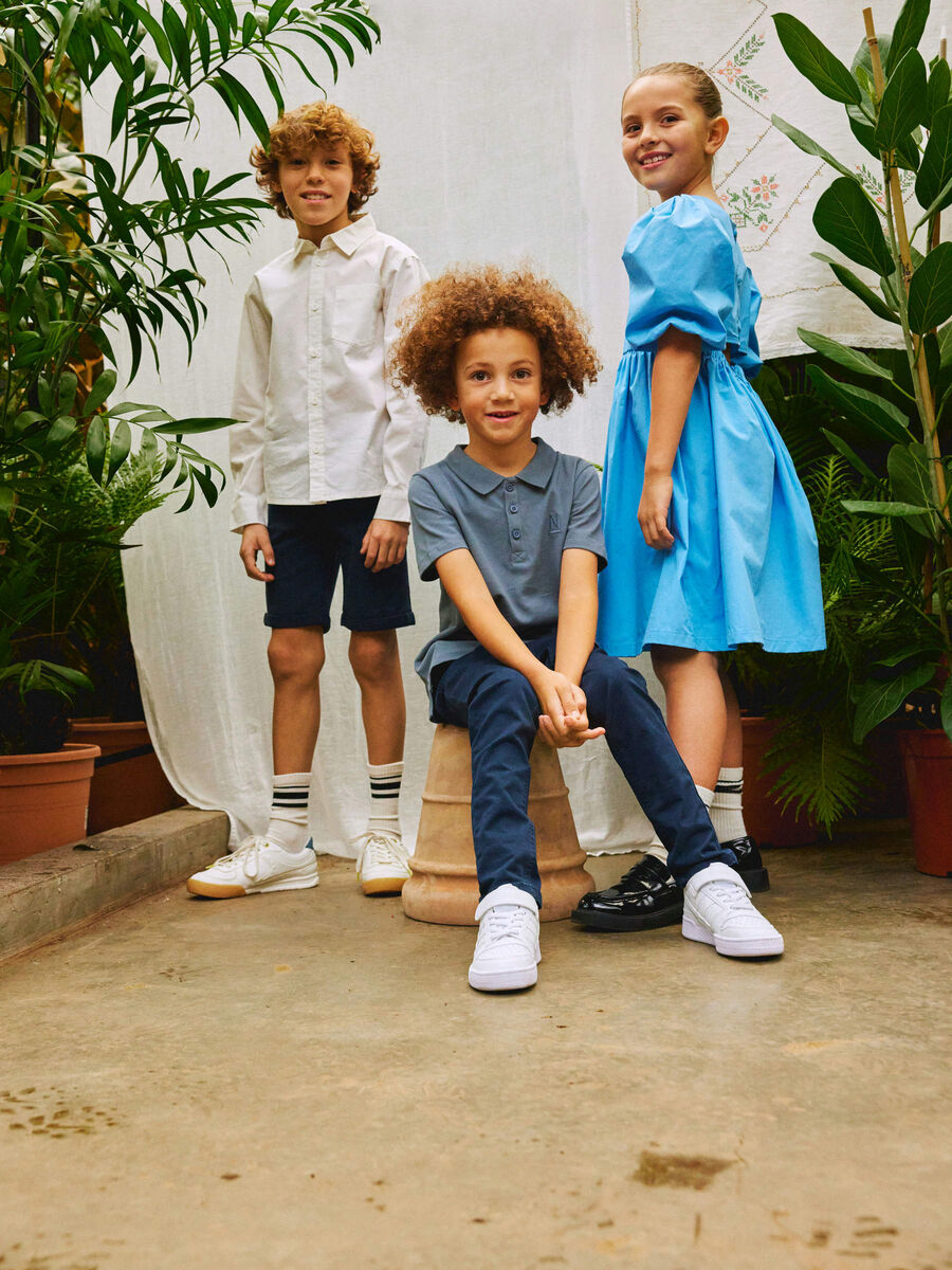 SLIM FIT TWILL SHORTS