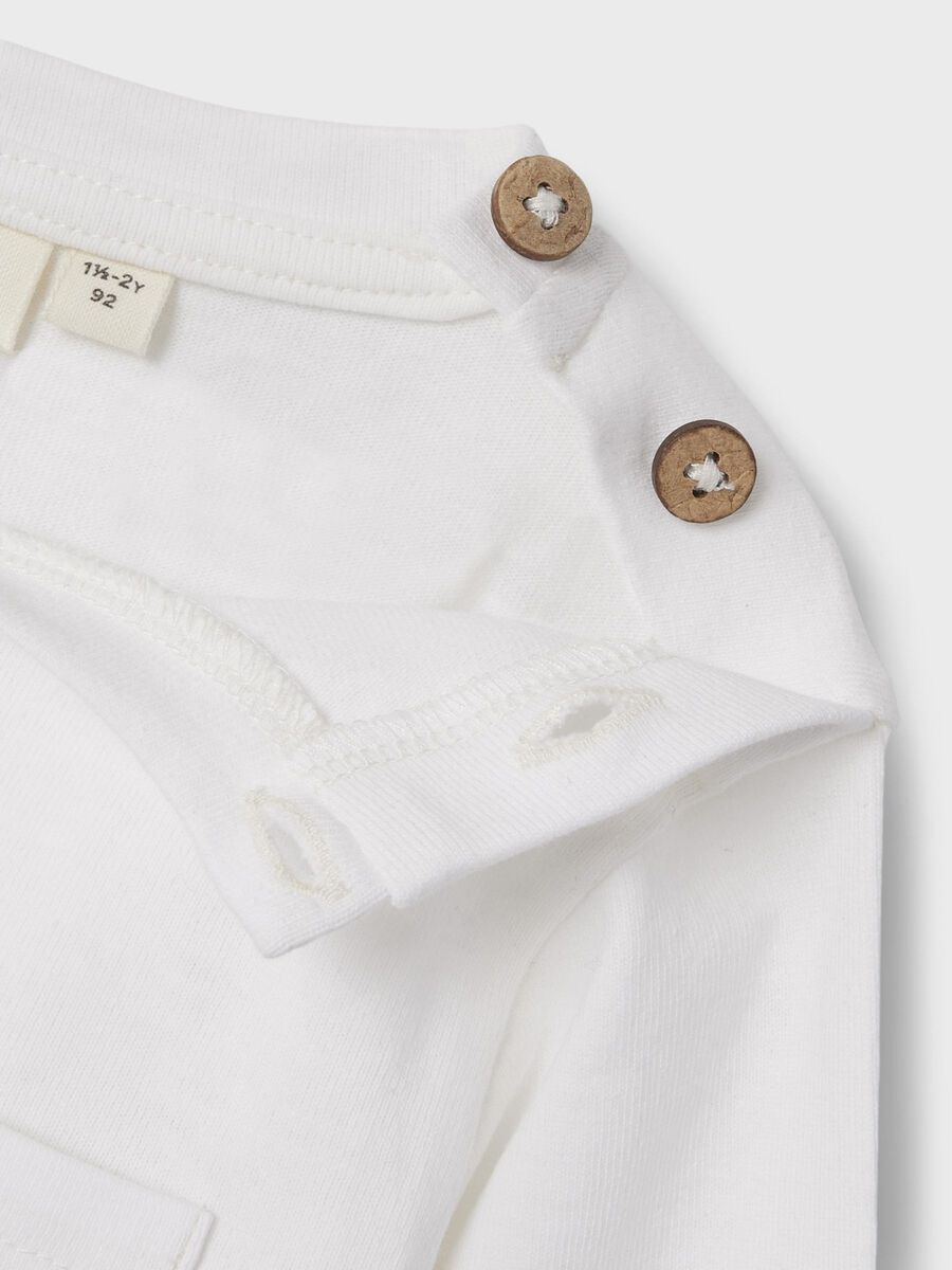 REGULAR FIT TOP MET LANGE MOUWEN