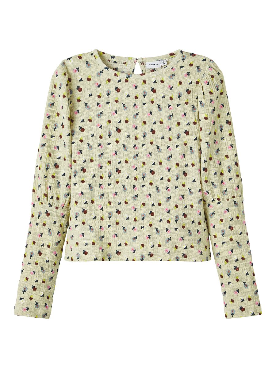 REGULAR FIT TOP MET LANGE MOUWEN