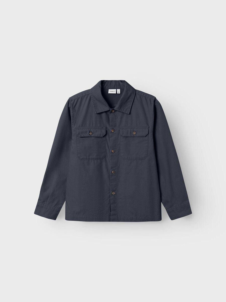 LANGE MOUWEN OVERSHIRT