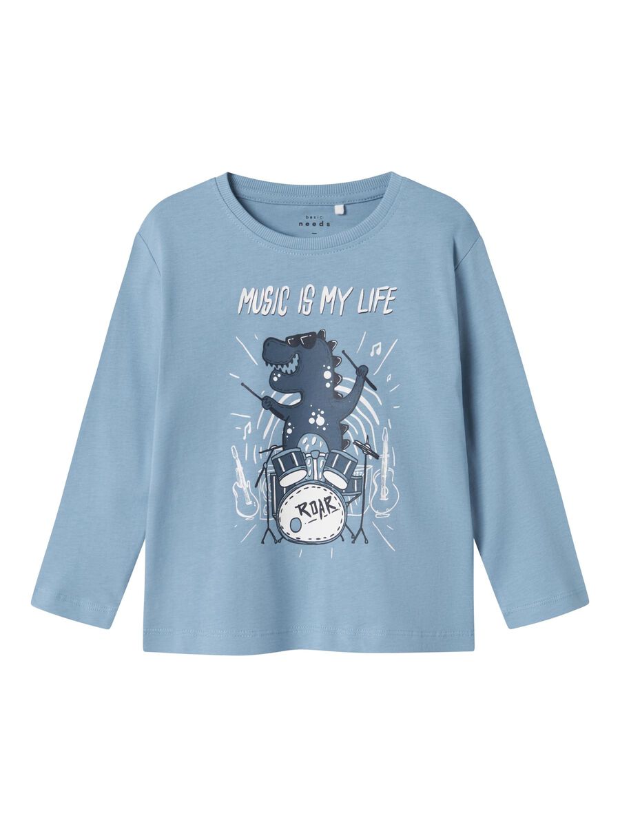 LOOSE FIT TOP MET LANGE MOUWEN