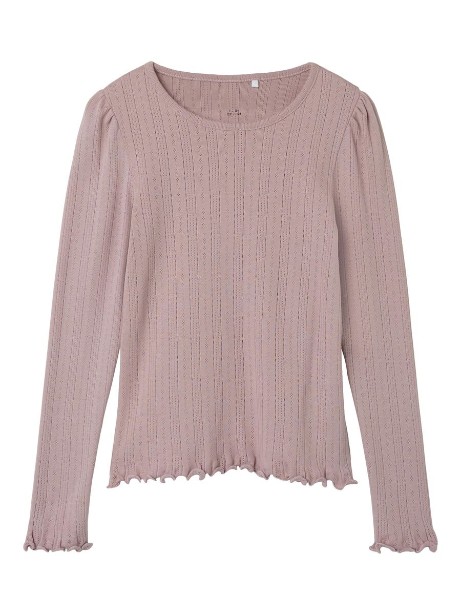 BIOLOGISCH KATOEN TOP MET LANGE MOUWEN