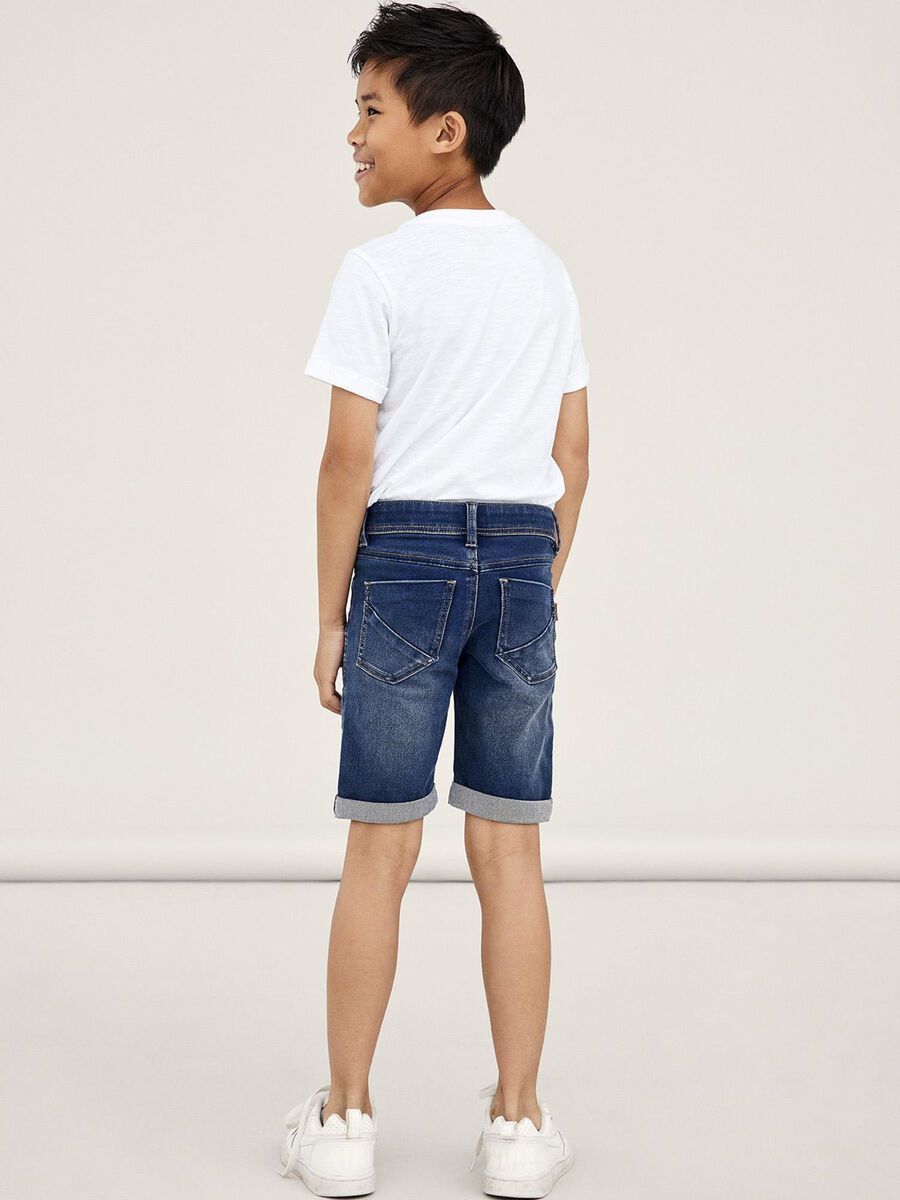 SLIM FIT LANGE SHORTS