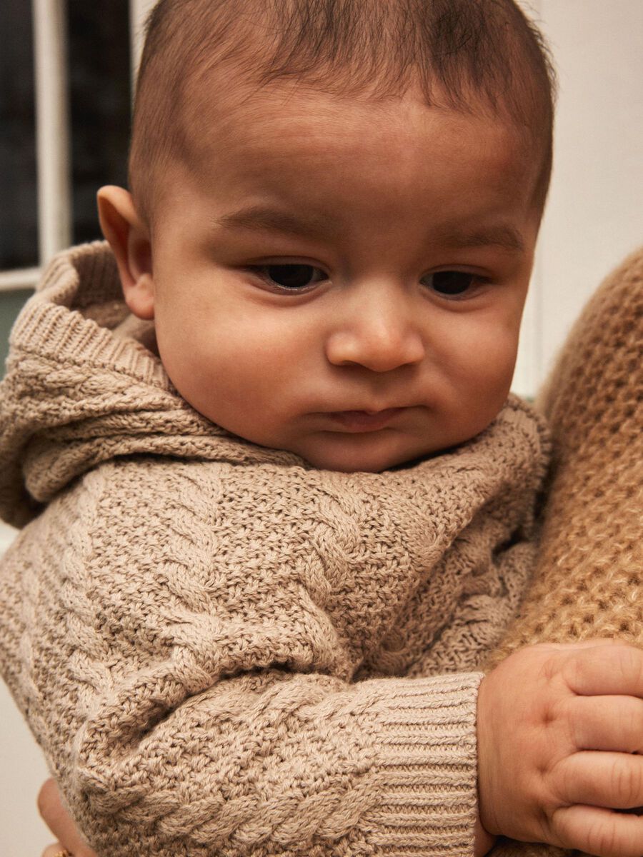 BIOLOGISCH KATOEN GEBREID VEST