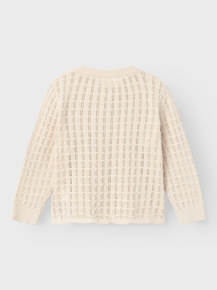 LANGE MOUWEN GEBREID VEST