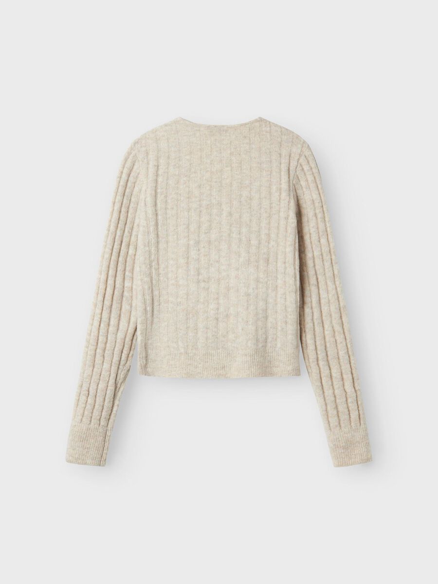 CROPPED GEBREIDE TRUI