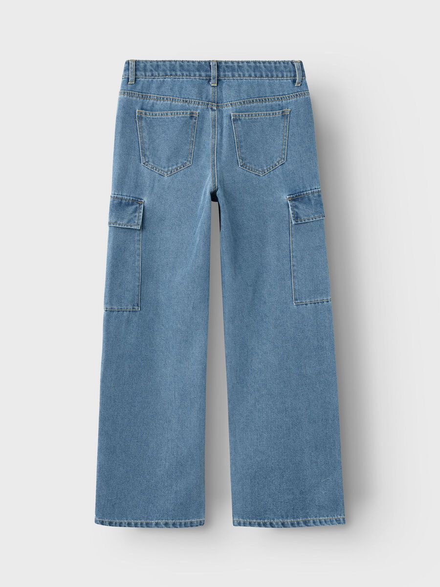 WIJDE PIJPEN CARGO JEANS