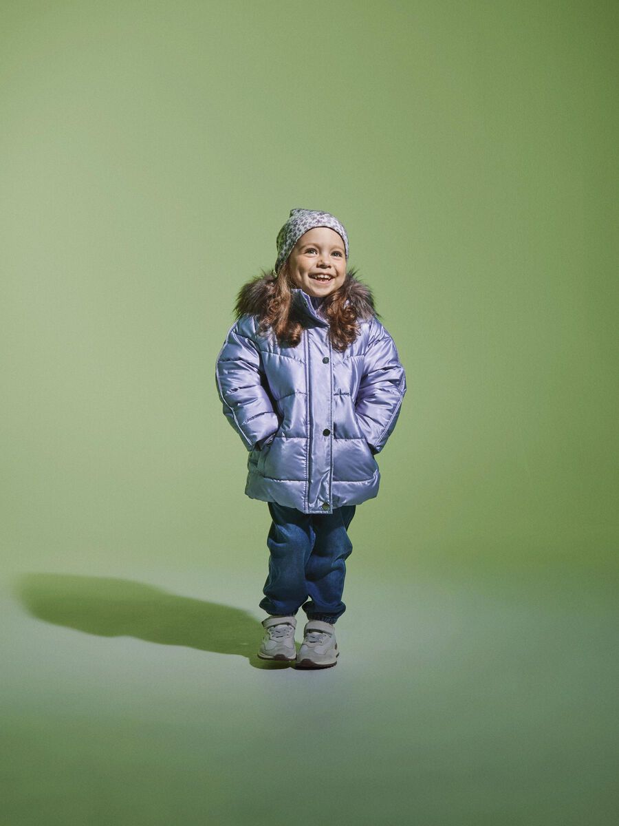 IMITATIEBONT GEWATTEERDE JAS