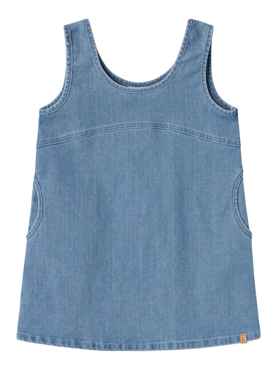 DENIM SLIP-OVER JURK