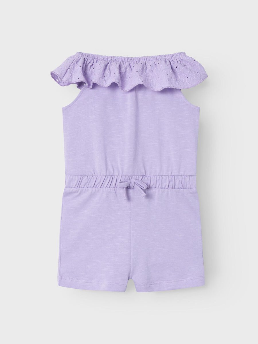 OFF-SHOULDER PLAYSUIT