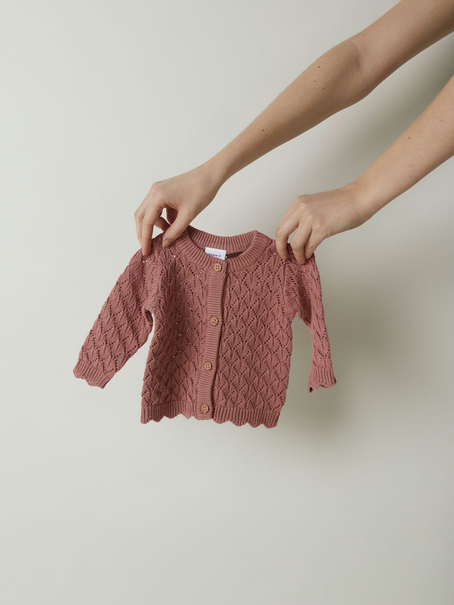 LANGE MOUWEN GEBREID VEST