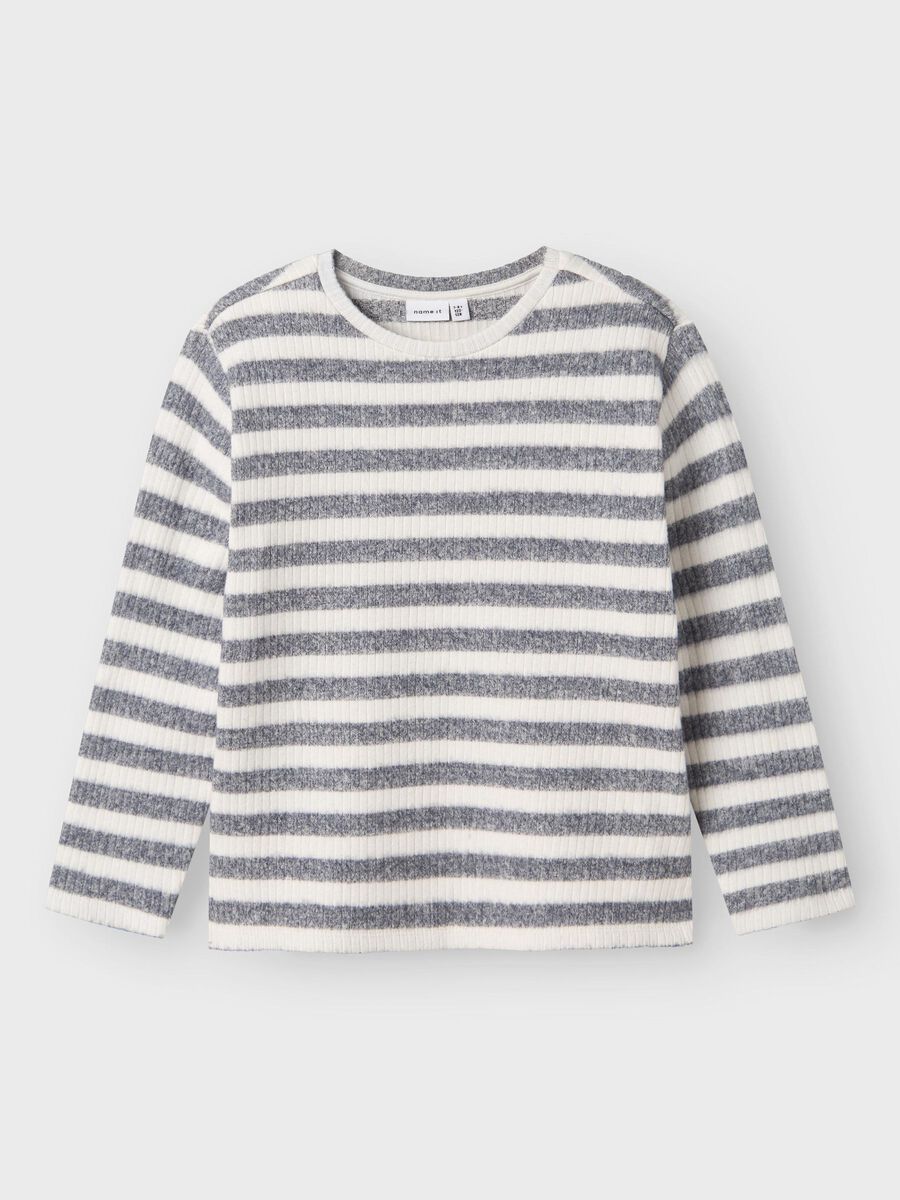 REGULAR FIT TOP MET LANGE MOUWEN