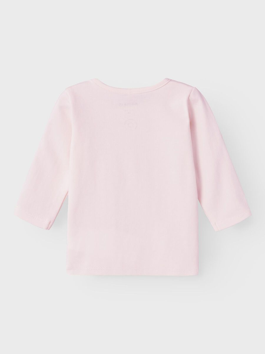 REGULAR FIT TOP MET LANGE MOUWEN