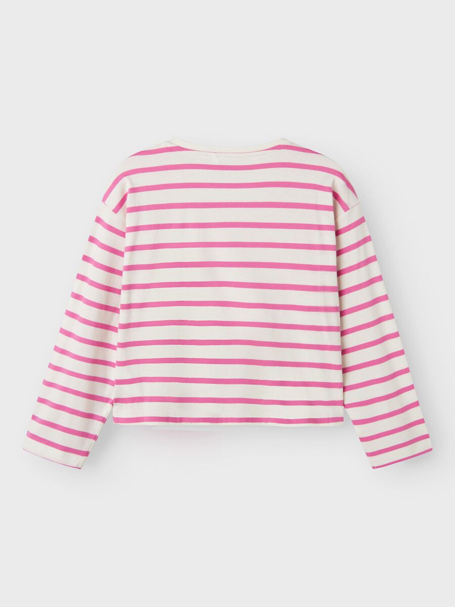 RELAXED FIT TOP MET LANGE MOUWEN