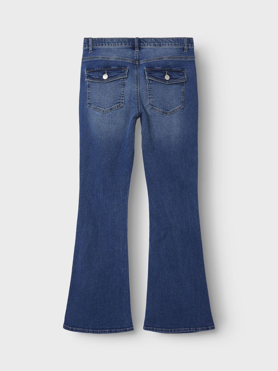 NORMALE TAILLE BOOTCUT-FIT JEANS