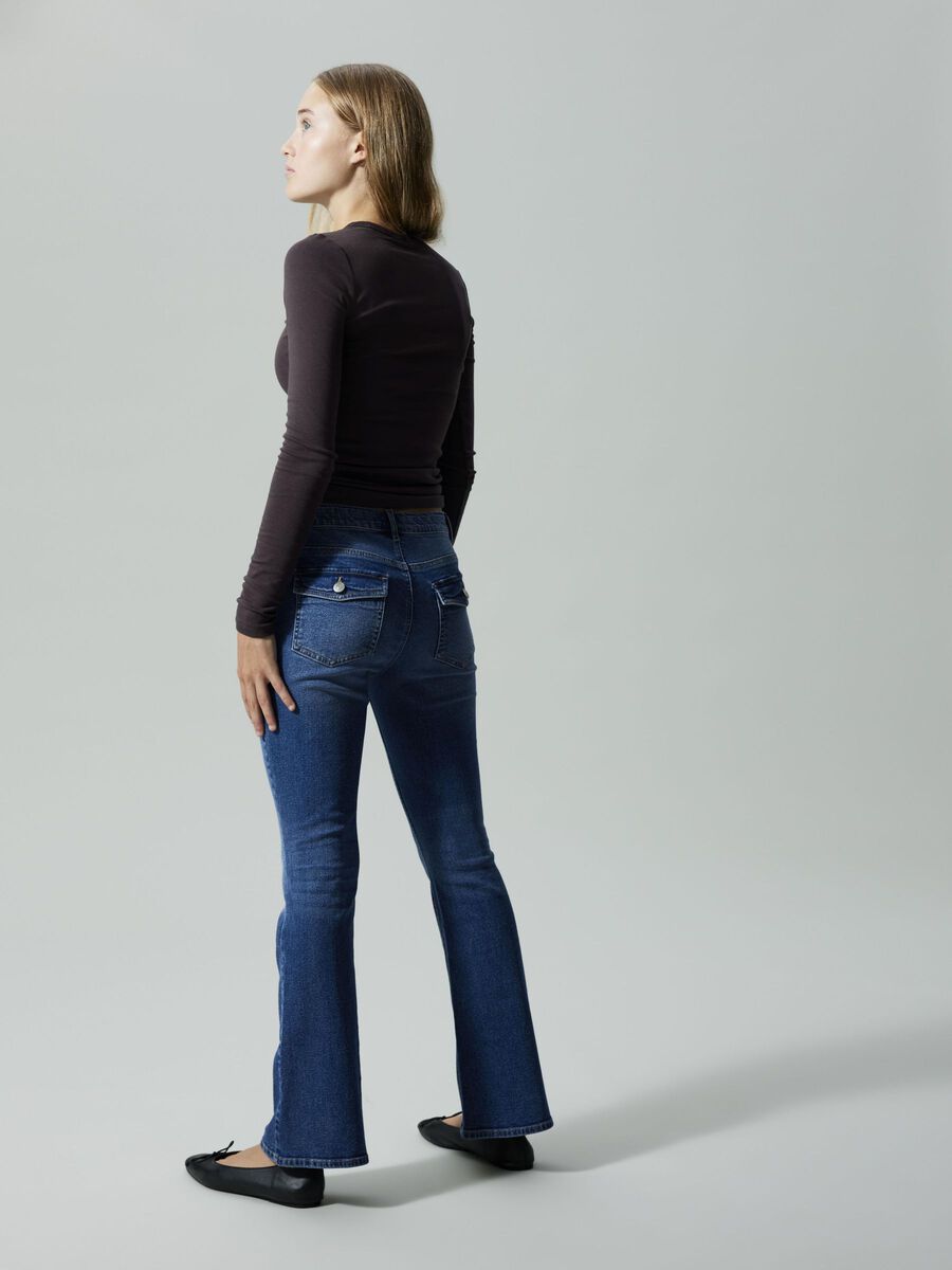 NORMALE TAILLE BOOTCUT-FIT JEANS