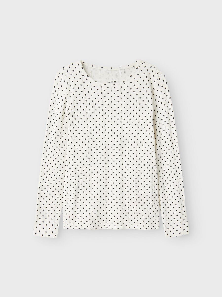 BIOLOGISCH KATOEN TOP MET LANGE MOUWEN